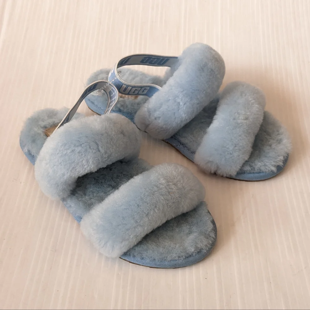 UGG Kids Oh Yeah Slides slippers size 12